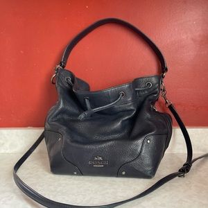 COACH Hobo Bag with handle and strap / Navy